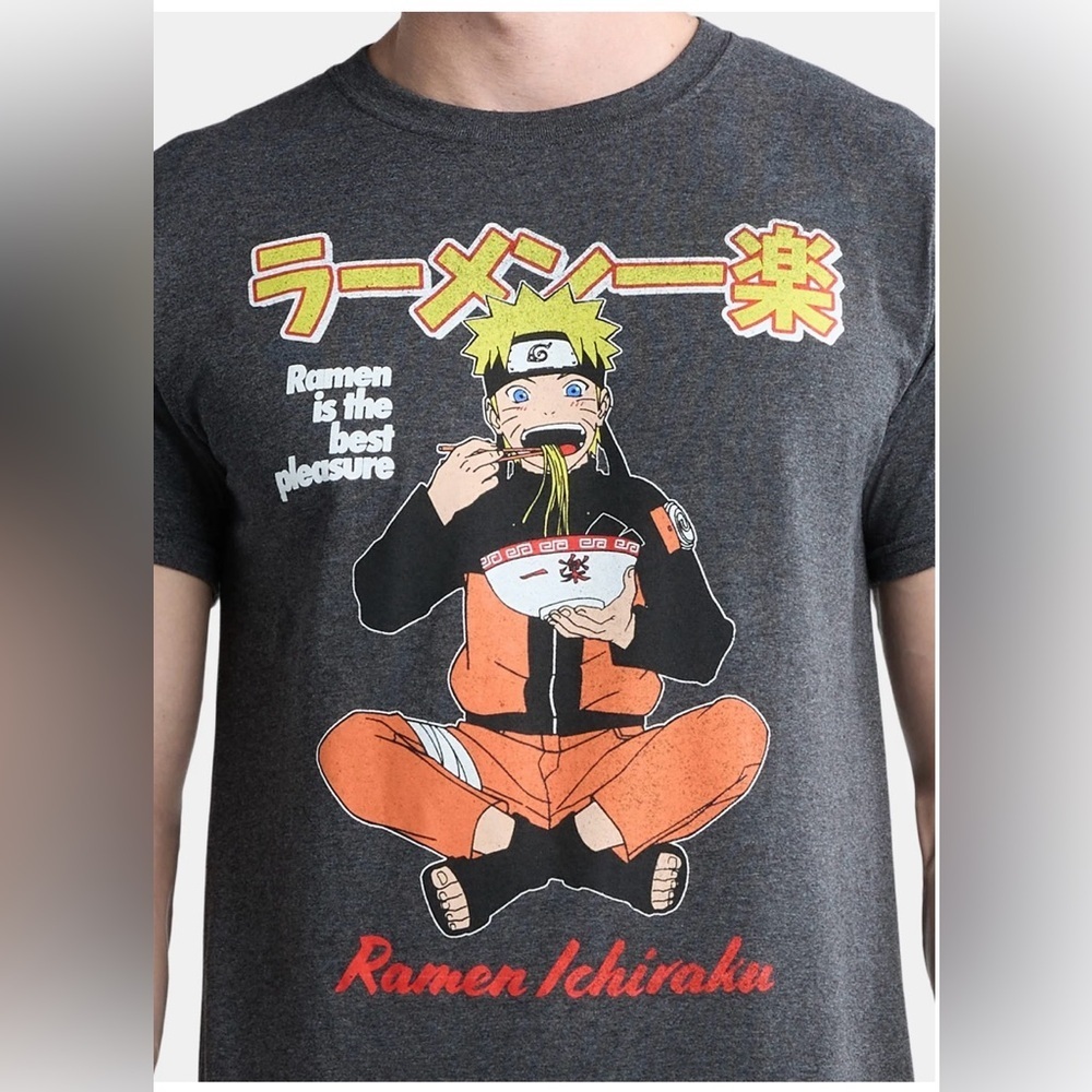 Naruto Men's Graphic Tee with Short Sleeves - Picture 5 of 5